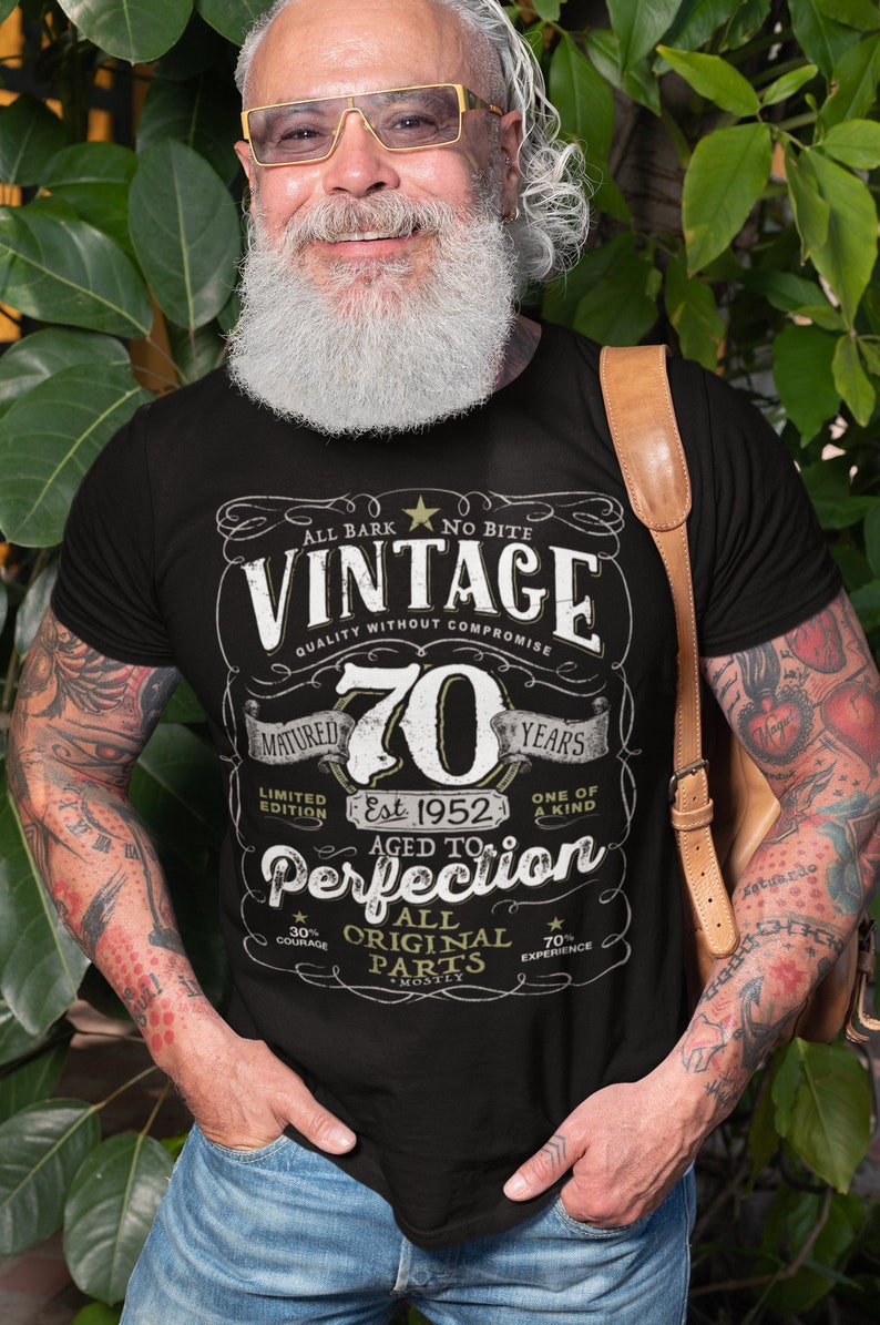 Vintage 70th Birthday T-shirt For Him