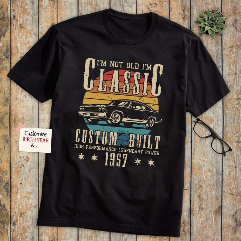 Vintage Custom Birthday 1957 T-Shirt