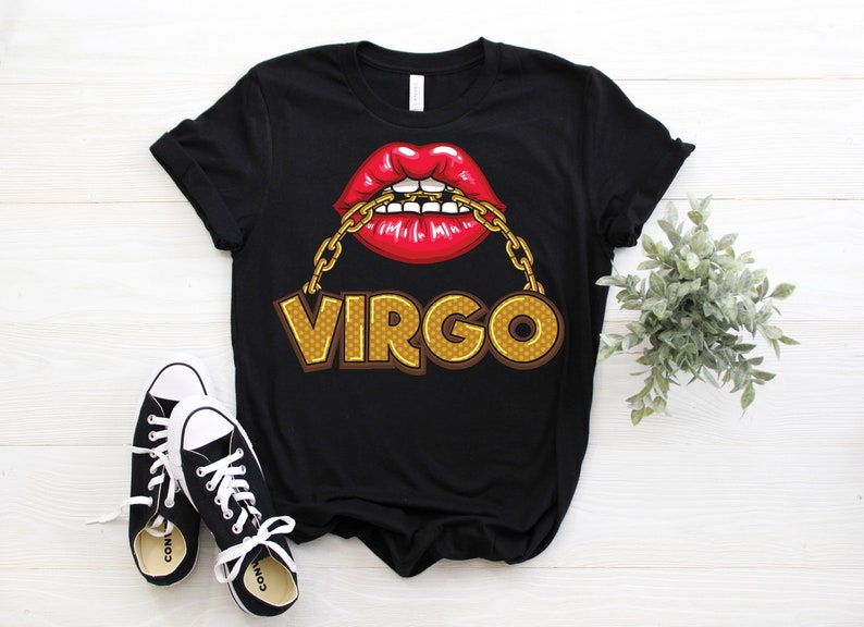 Virgo Girl Red Lips Horoscope Zodiac