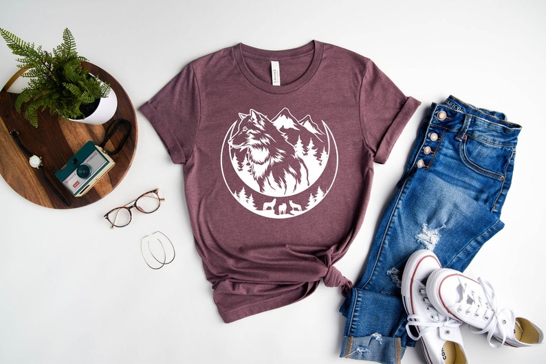 Wolf Shirts for Kids, Wolf Lover Gift