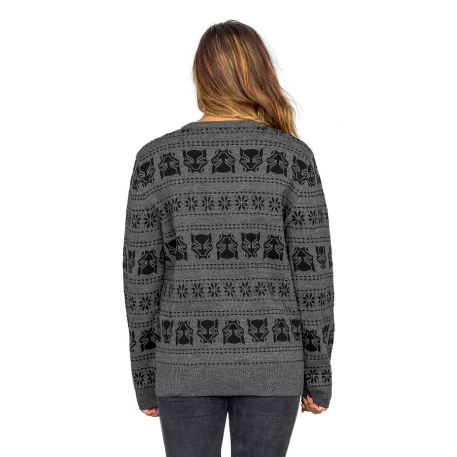 Women's Black Panther Ugly Christmas Sweater