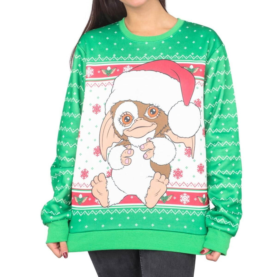 Women's Gremlins Gizmo Santa Ugly Christmas Sweater