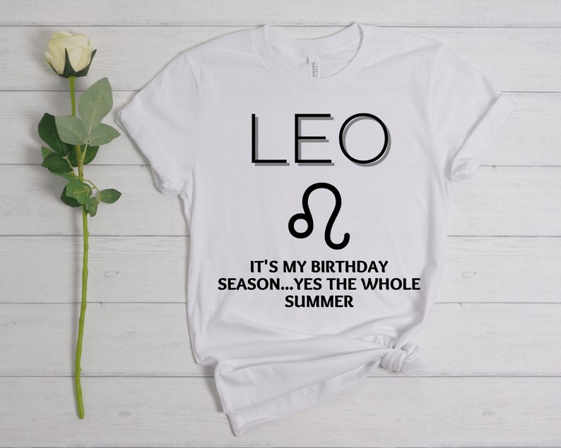 Zodiac Shirt, Leo Women, Birthday Girl