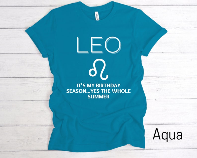 Zodiac Shirt, Leo Women, Birthday Girl