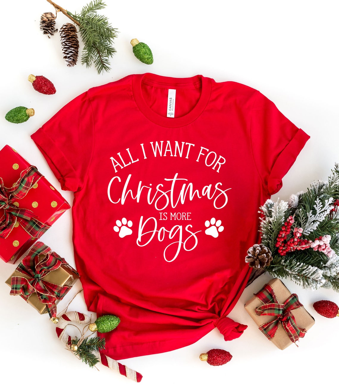 All I Want For Christmas Is More Dogs Shirt