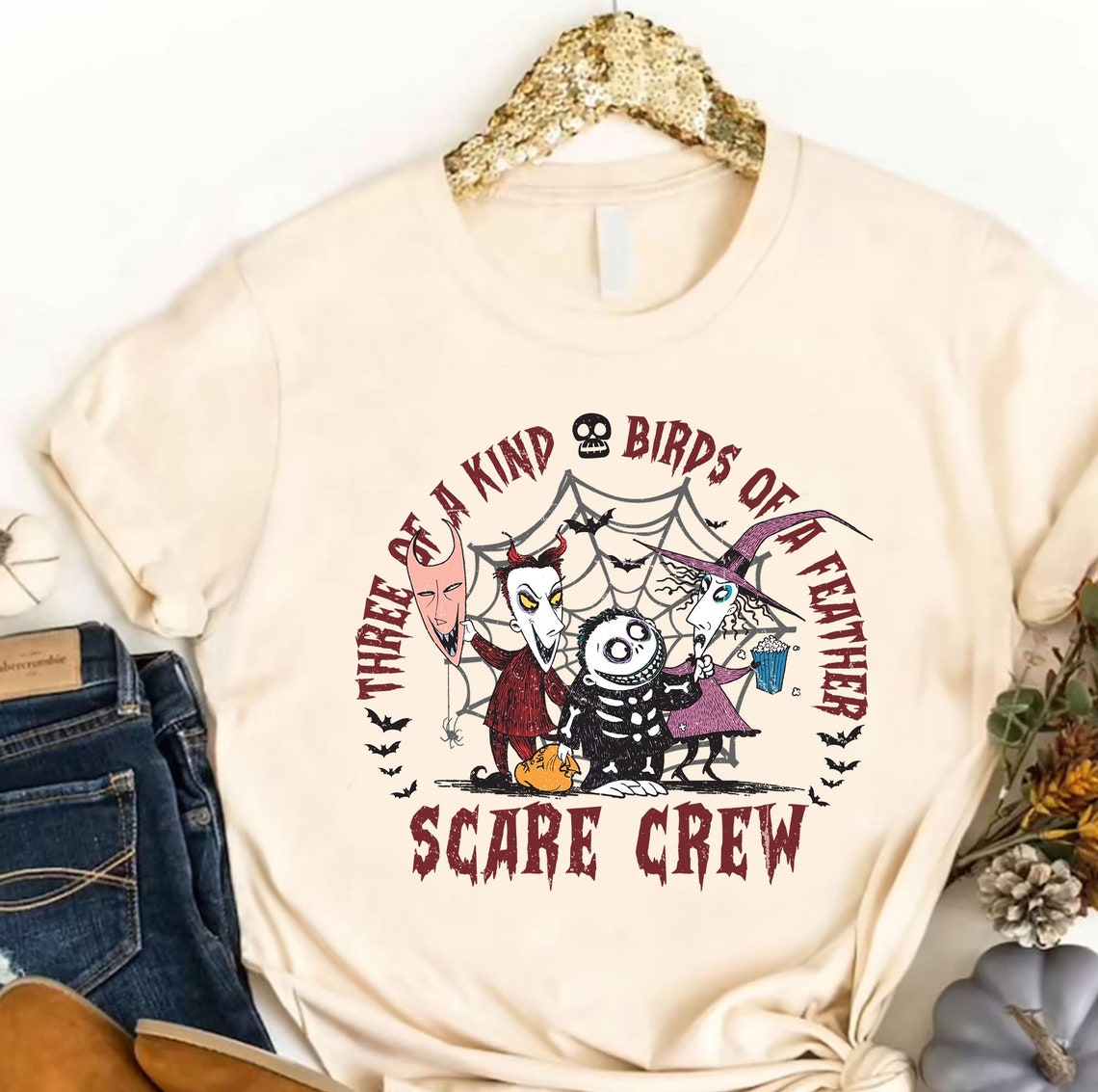 Vintage The Nightmare Before Christmas Scare Crew Shirt