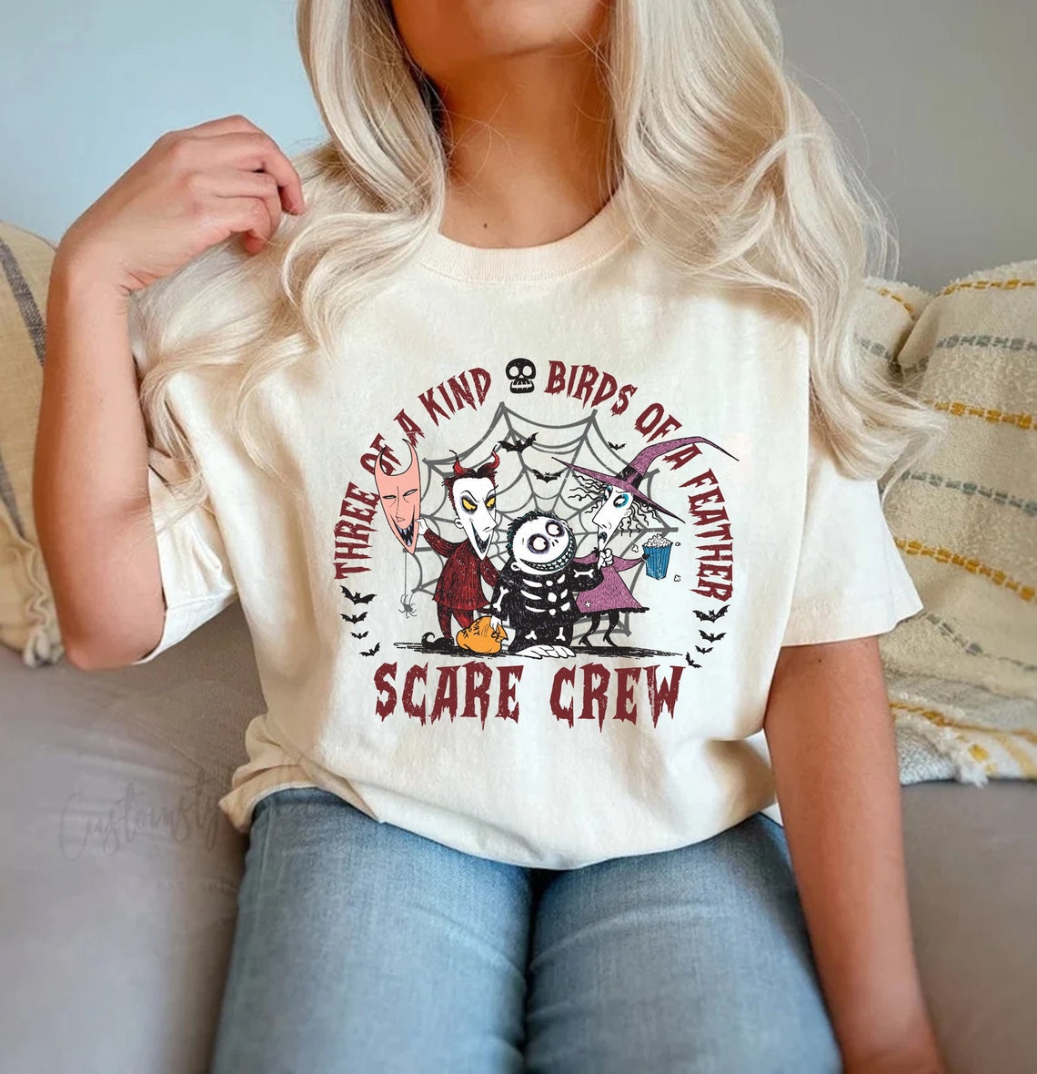 Vintage The Nightmare Before Christmas Scare Crew Shirt