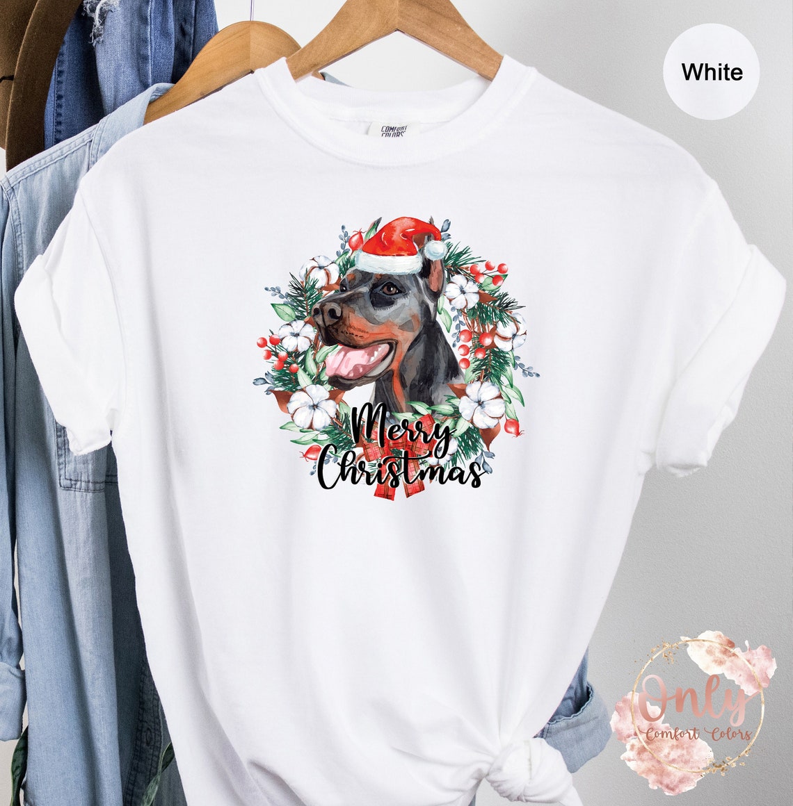 Merry Christmas Doberman Shirt