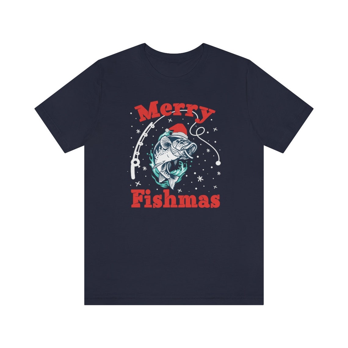 Merry Fishmas Christmas Ugly Shirt