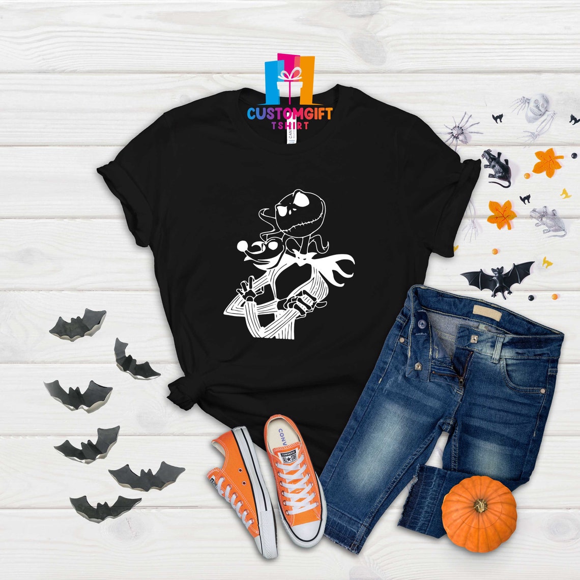 Jack Skellington And Zero, Halloween Shirt