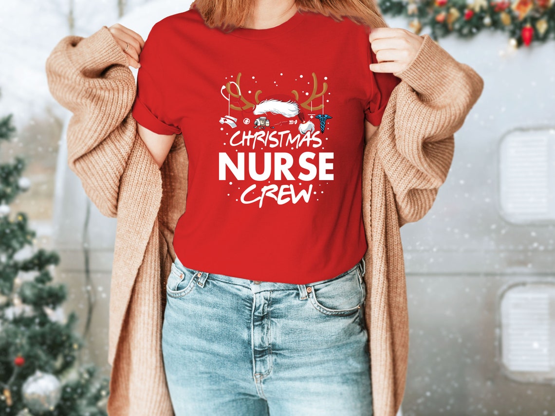 Christmas Nurse Crew ICU Shirt