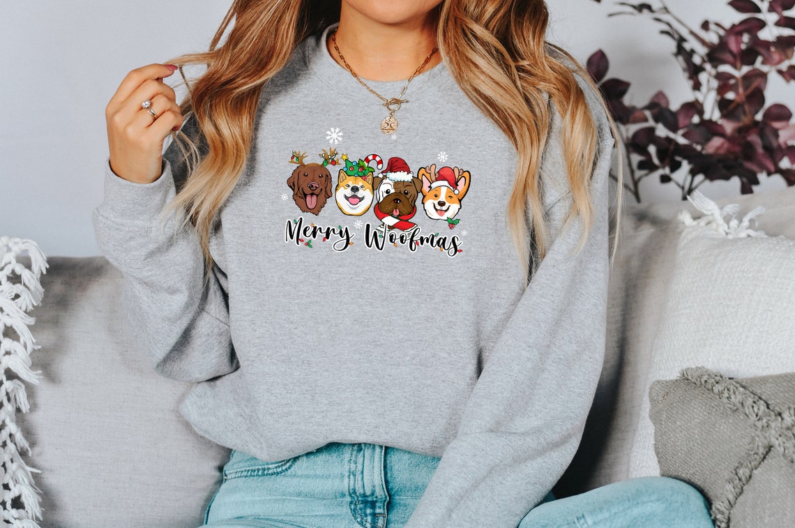 Cute Merry Woofmas Dogs Shirt