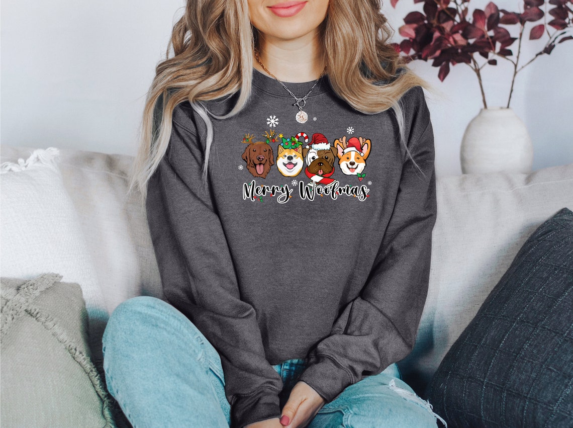 Cute Merry Woofmas Dogs Shirt