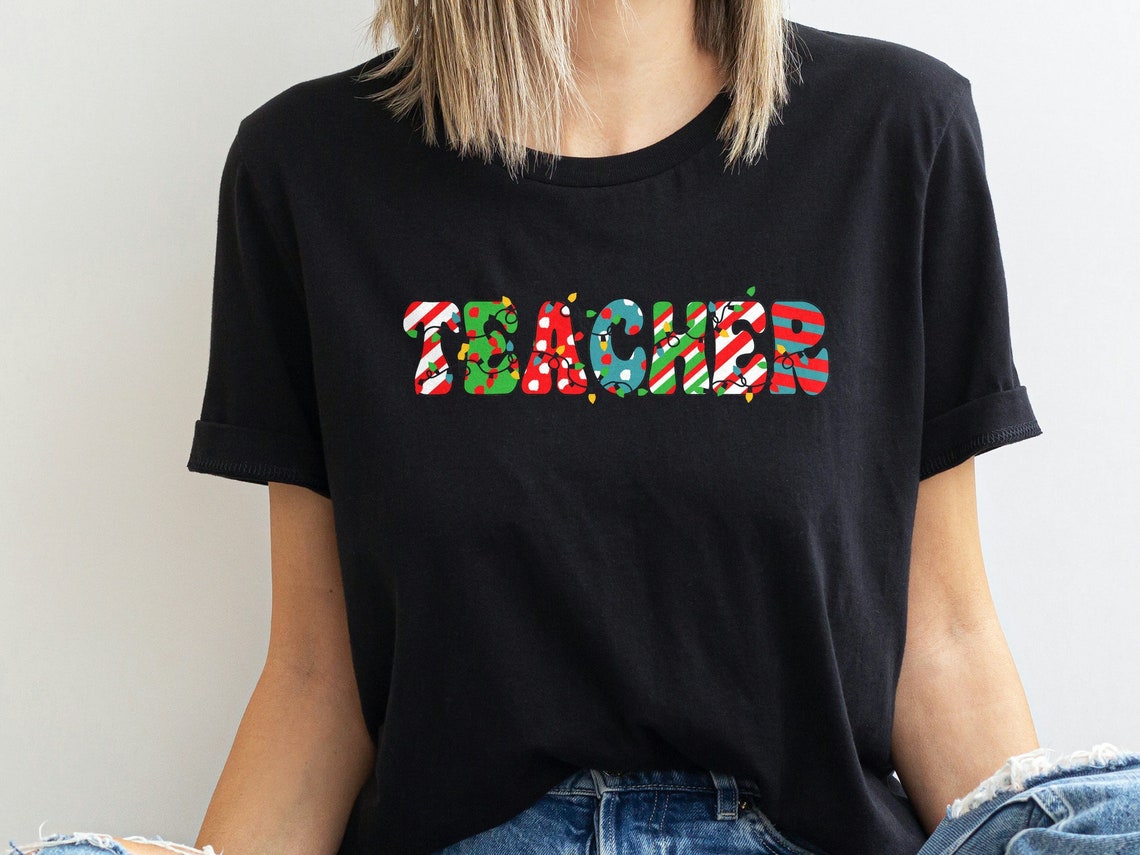 Teacher Christmas Light Shirt