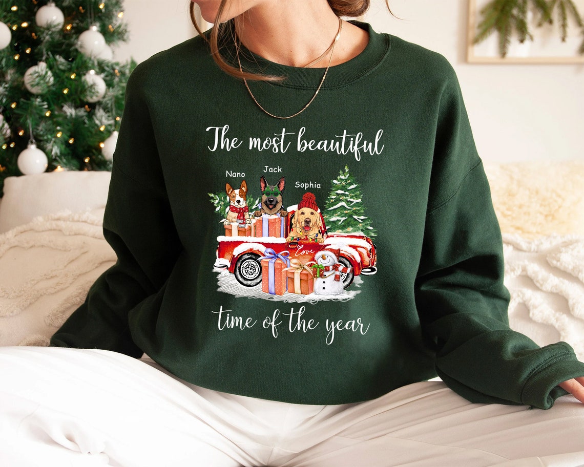 Personalized Dog The Most Beautiful Time Of The Year Shirt