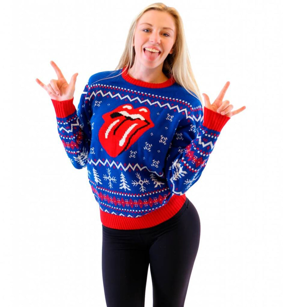 Women's Rolling Stones Ugly Christmas Sweater