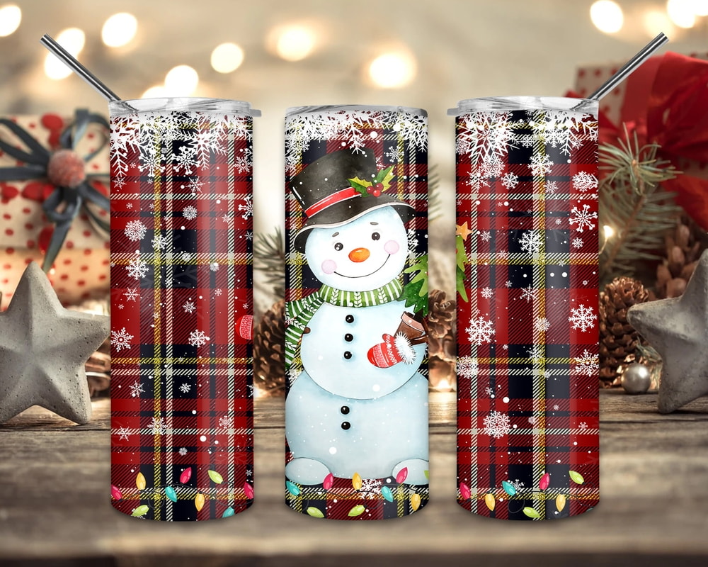 Christmas Truck Red Bling Gifts For Christmas Day Skinny Tumbler
