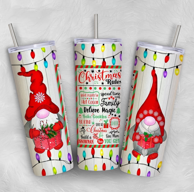 Christmas Rules With Two Gnomes Christmas Template
