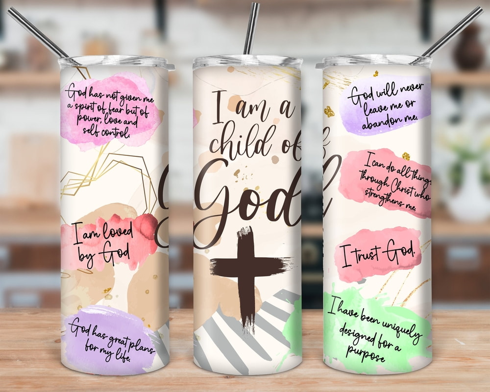 Christian I Am A Child Of God Colorful Notes