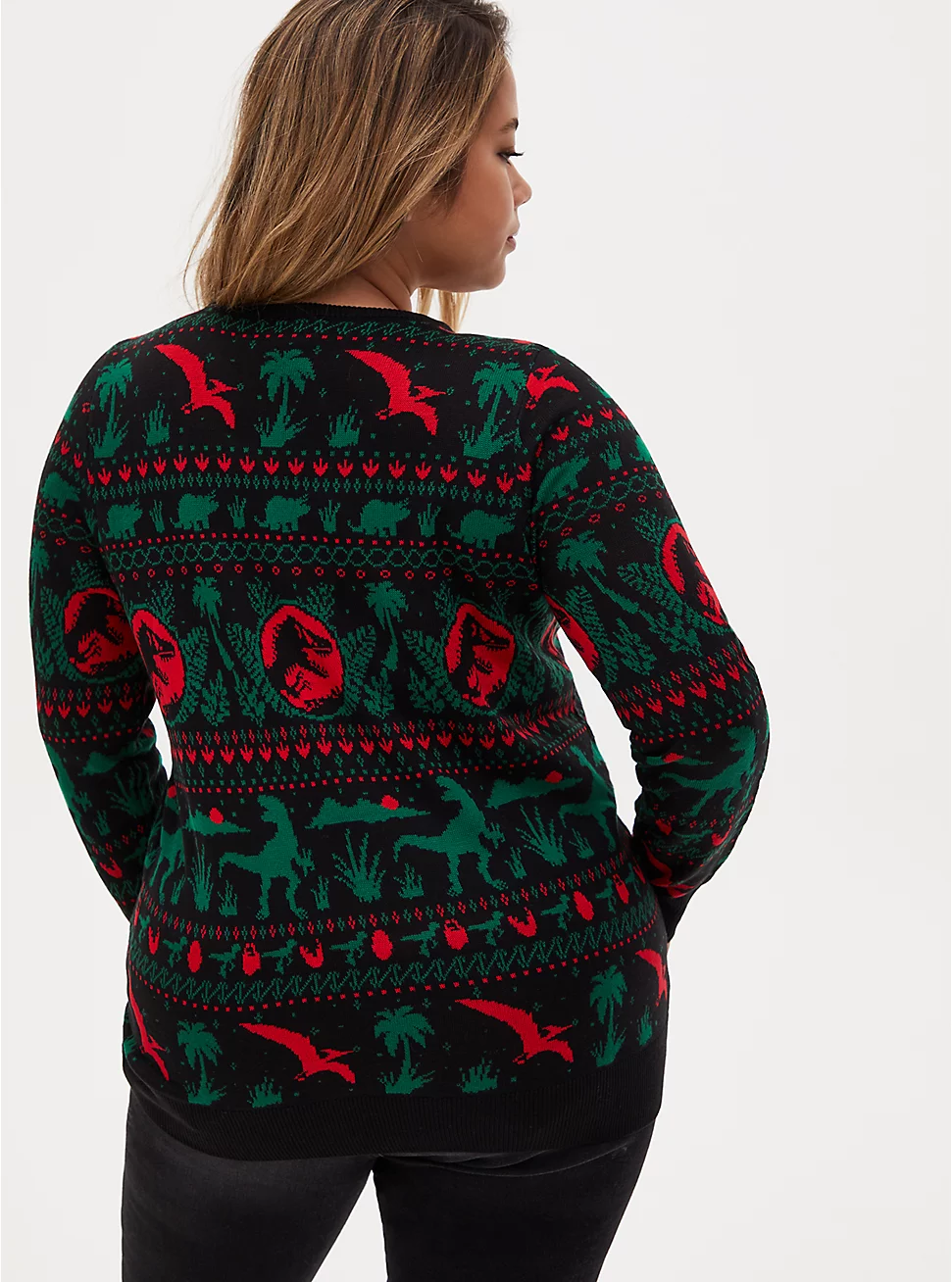 JURASSIC PARK UGLY CHRISTMAS PULLOVER SWEATER