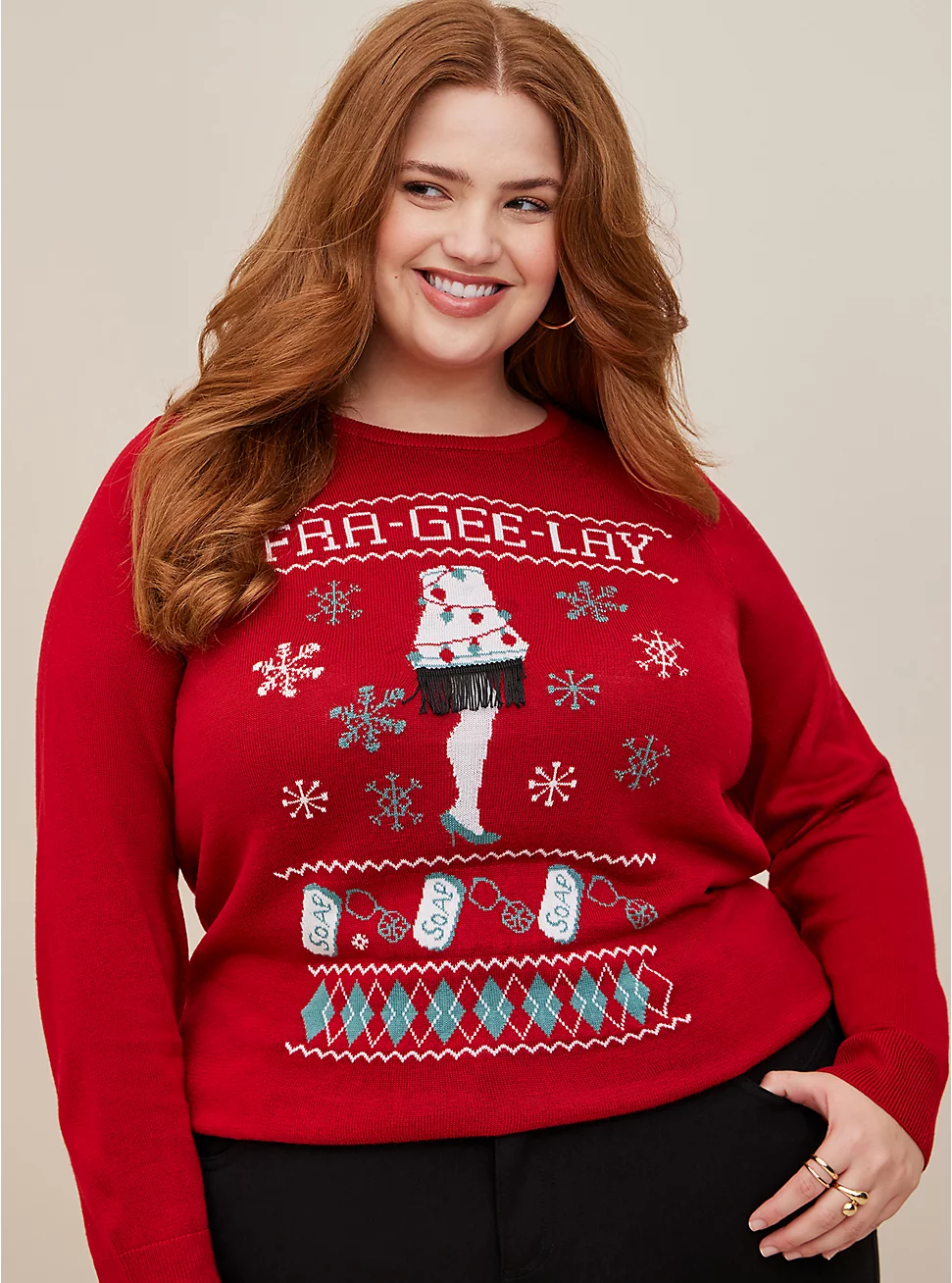 Buy DC Sports Ugly Christmas Sweater Crewneck Fleece Nationals Online in  India 