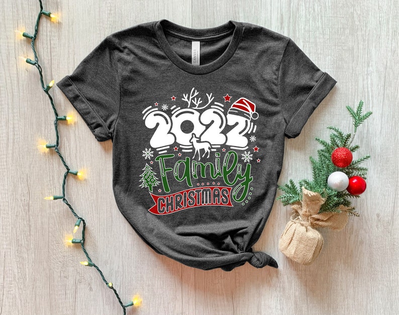 2022 Christmas Crew Shirt, Family Christmas Pajamas