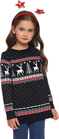 Family Matching Christmas Sweater Elk
