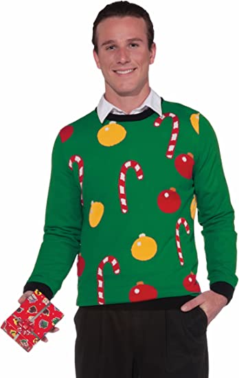 Men's All Wrapped Up Candy Christmas Sweater