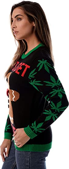 Lets Get Baked Plus Size Ugly Christmas Sweater