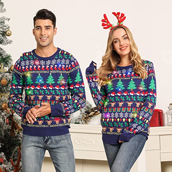 Multicolored Ugly Christmas Sweater