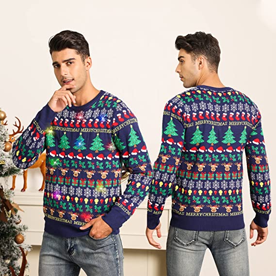 Multicolored Ugly Christmas Sweater