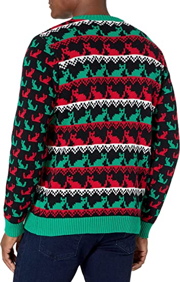 Men's Ugly Christmas Sweater Cat