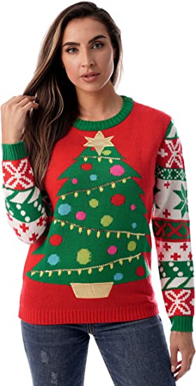 Christmas Tree Plus Size Ugly Christmas Sweater - StirTshirt