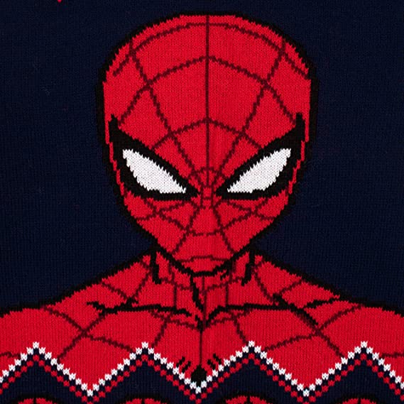 Marvel Boys Spiderman Christmas Sweater
