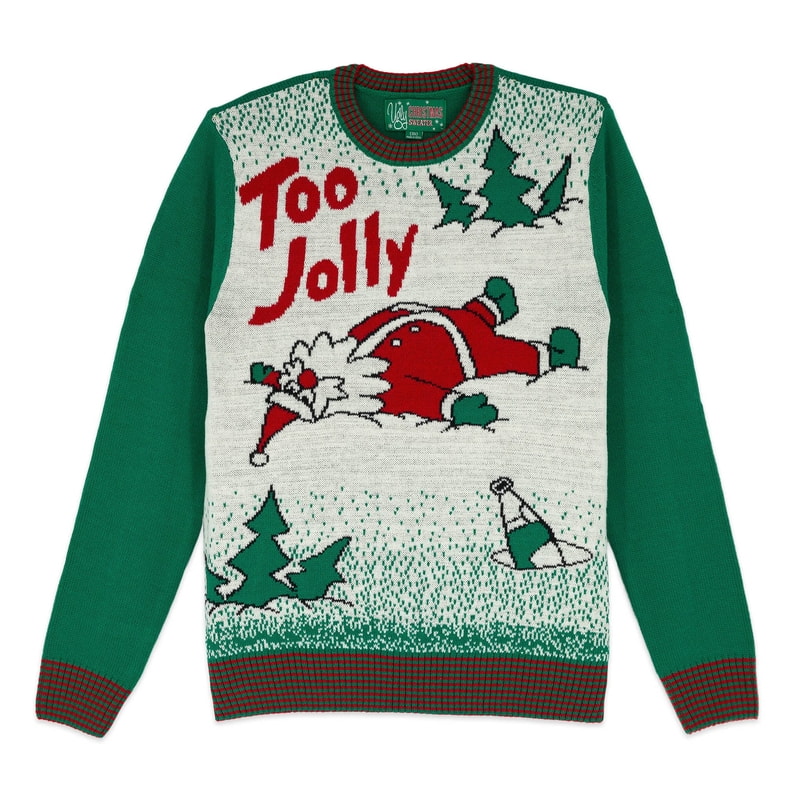 Too Jolly Santa Cute Christmas Sweater