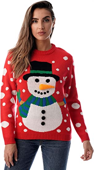 Snowman Plus Size Ugly Christmas Sweater