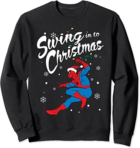 Marvel Spider-Man Swing In To Christmas Sweater