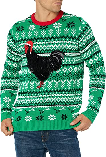 Men's Ugly Christmas Sweater Birds