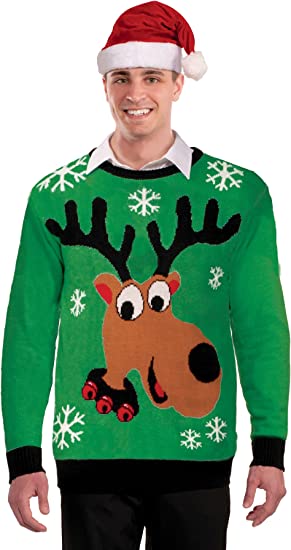 Adult Reindeer Ugly Christmas Sweater