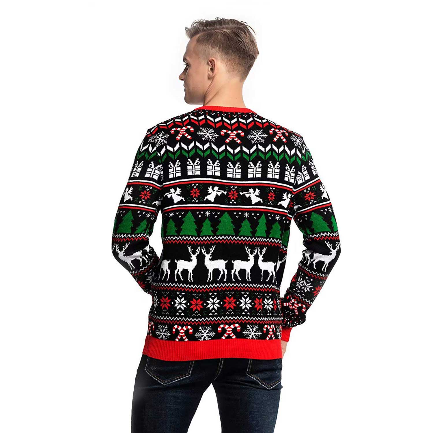 All the Classics Mens Funny Ugly Christmas Holiday Sweater
