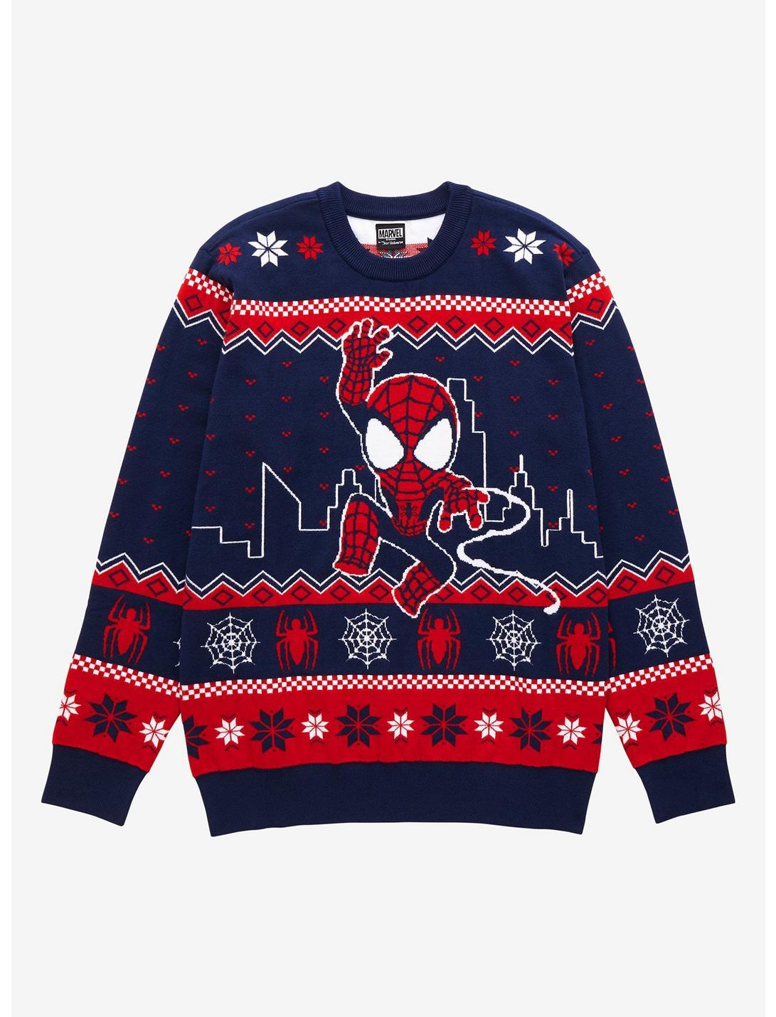 Marvel Spider-Man Chibi Character Holiday Sweater