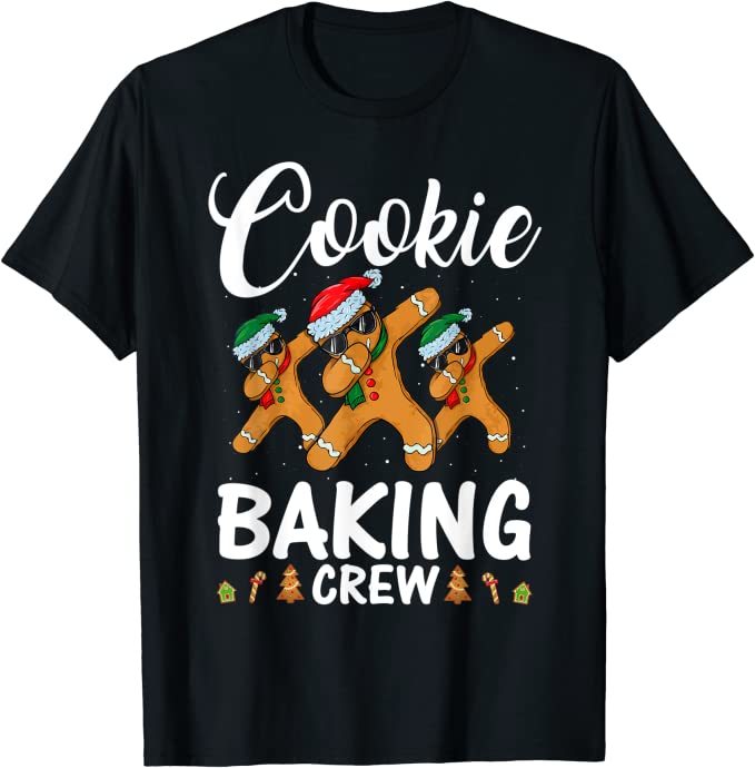 Cookie Baking Crew Family Christmas Gingerbread Team Funny