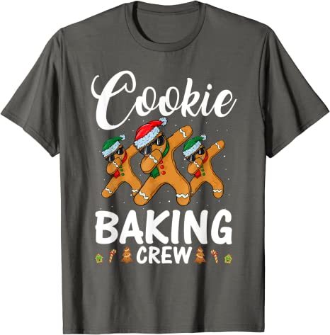 Cookie Baking Crew Family Christmas Gingerbread Team Funny