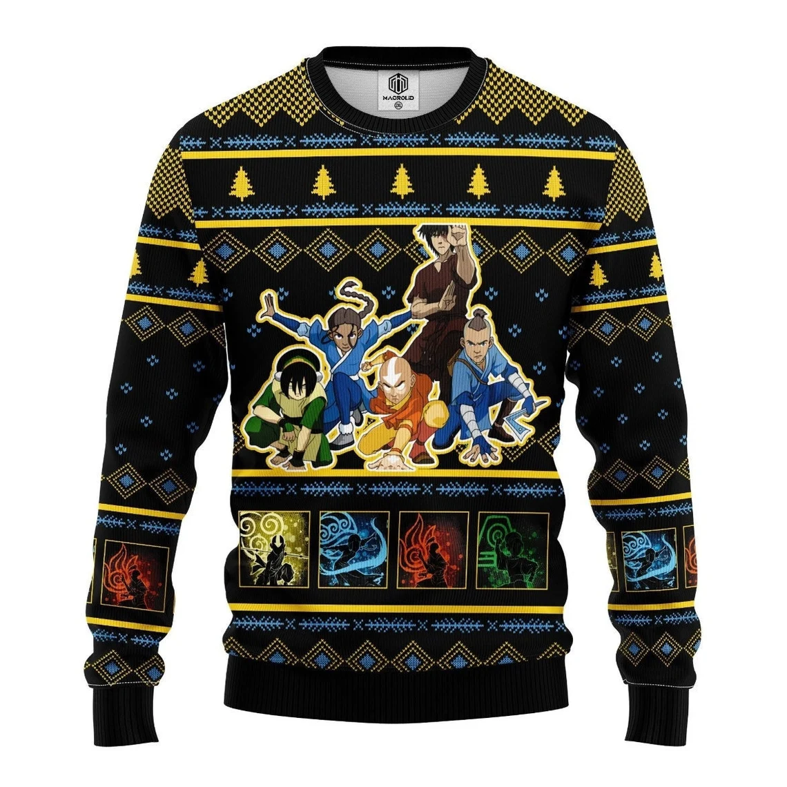 Avatar The Last Airbender Ugly Knitted Christmas Sweater - StirTshirt