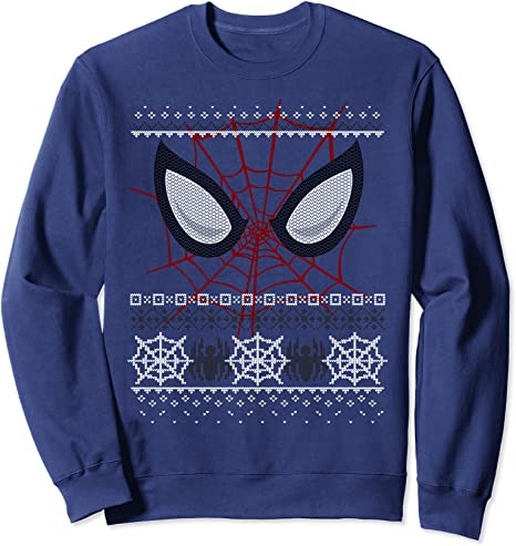 Spider-Man Eyes Ugly Christmas Sweater
