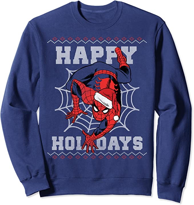 Marvel Spider-Man Happy Holidays Ugly Christmas