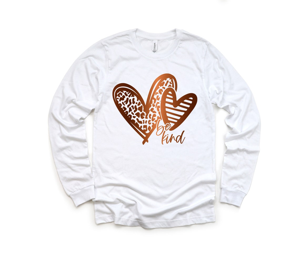 Be Kind Heart Valentines Day Shirt