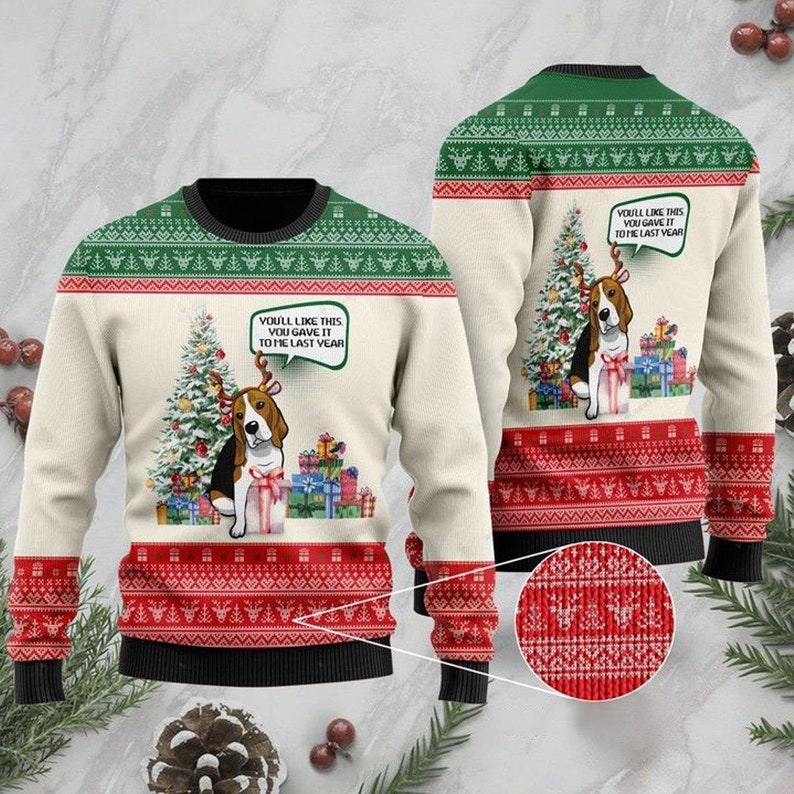 Beagle Dog Ugly Christmas Sweater