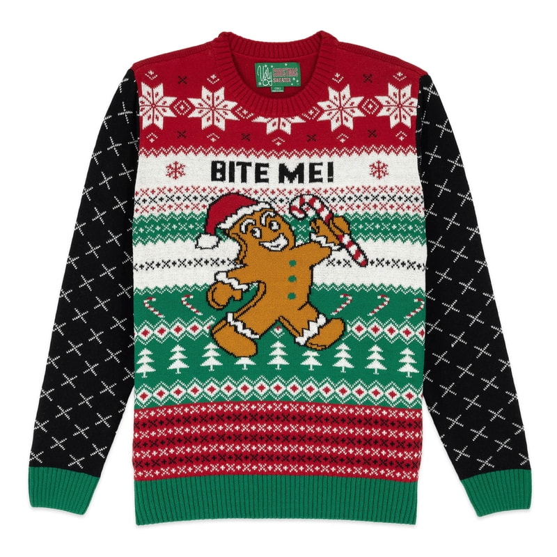 Bite Me Walking Cute Christmas Sweater