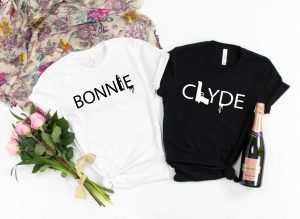 Bonnie and Clyde Shirt, Couple Shirt, Honeymoon Shirt stirtshirt